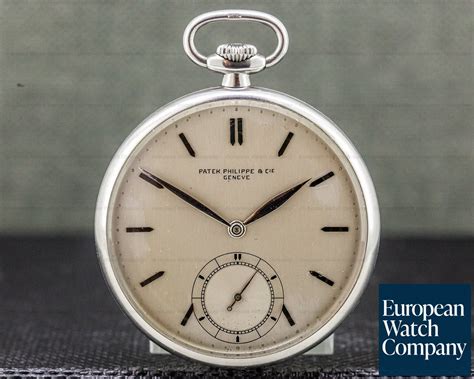 patek philippe stainless steel pocket watch|Patek Philippe vintage pocket watches.